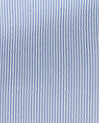 Thomas Mason Micro Stripe Blue Two Ply Sea Island Cotton Fine Twill
