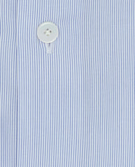 Albini Fine Blue Stripe Cotton 365 Easy Care Cotton