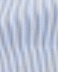 Albini Fine Blue Stripe Cotton 365 Easy Care Cotton