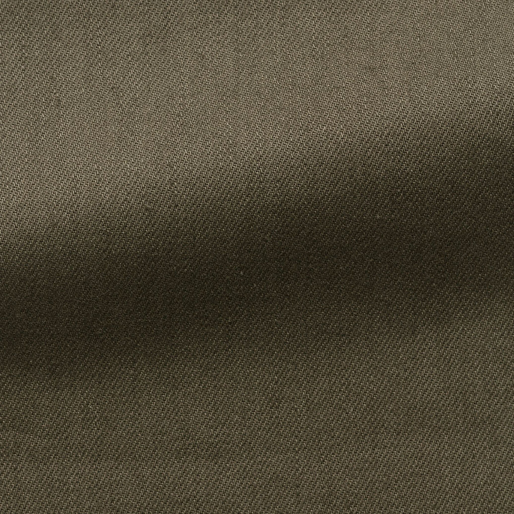 Dusty Olive Twill Stretch - 5-pockets - Made To Measure - Bespoke - Amsterdam - Possen
