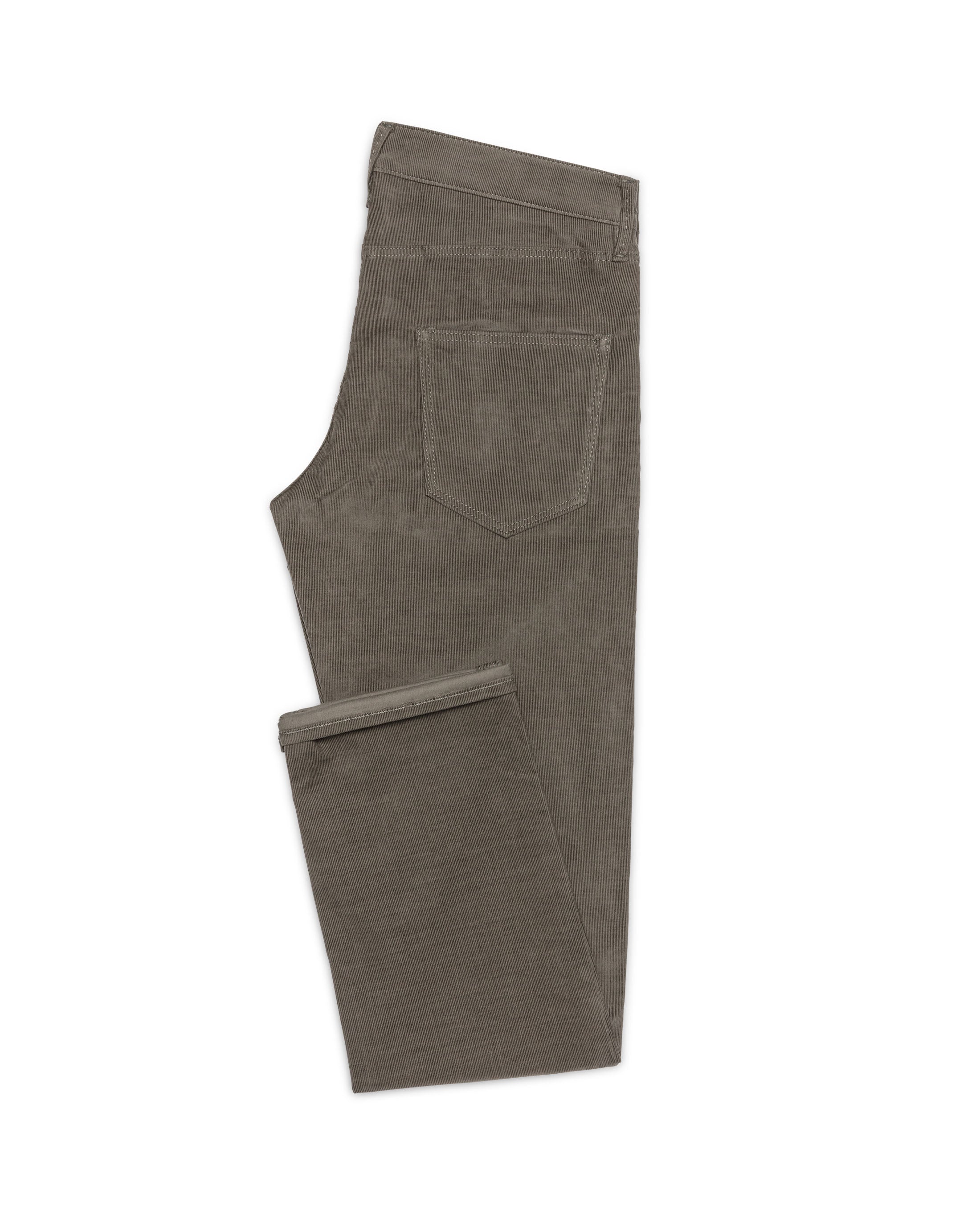 Dusty Olive Cotton Corduroy Stretch