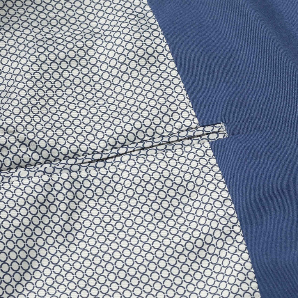 Larusmiani Cotton Stretch Fine Gabardine Bright Blue