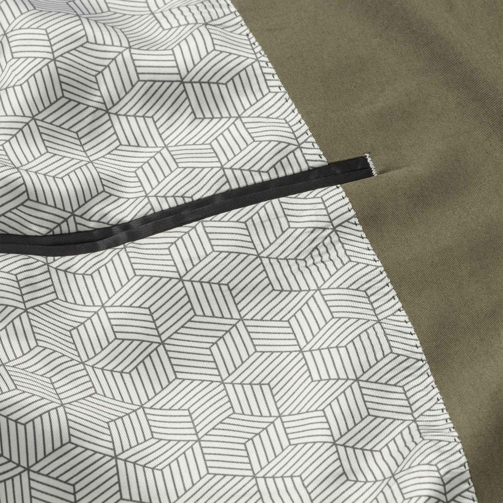 Larusmiani Olive Green Cotton stretch Fine Gabardine