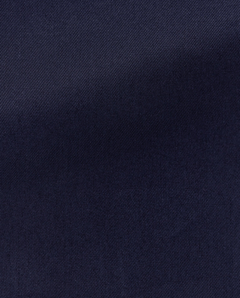 Larusmiani Dark Blue Cotton Stretch Fine Gabardine