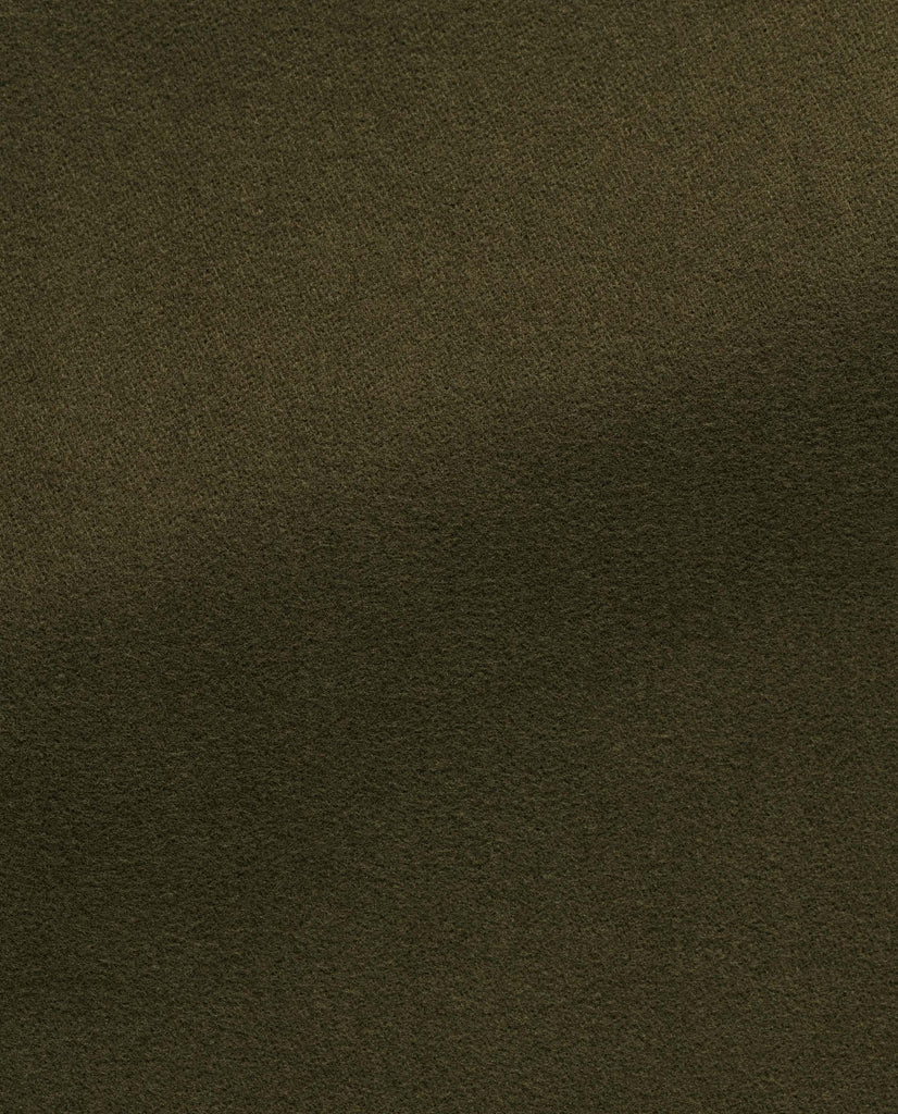 Olimpias Dark Olive Lightweight Stretch Cotton Moleskin