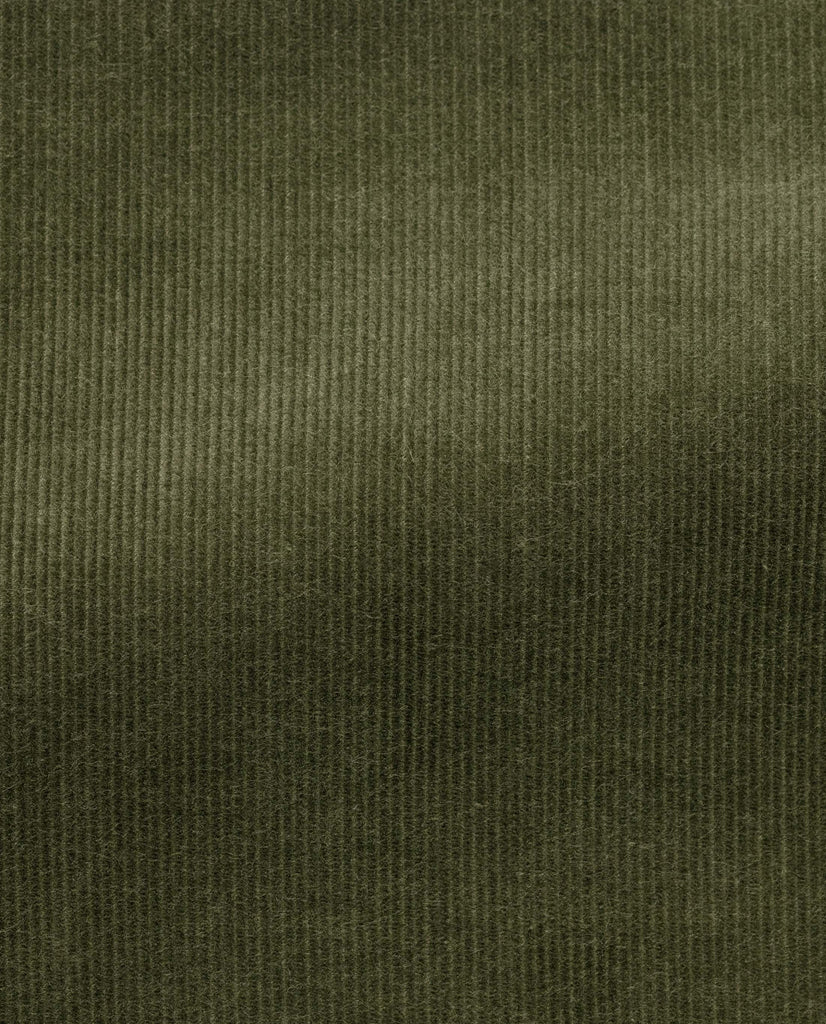 Olimpias Dark Olive Cotton & Lyocell Corduroy Stretch
