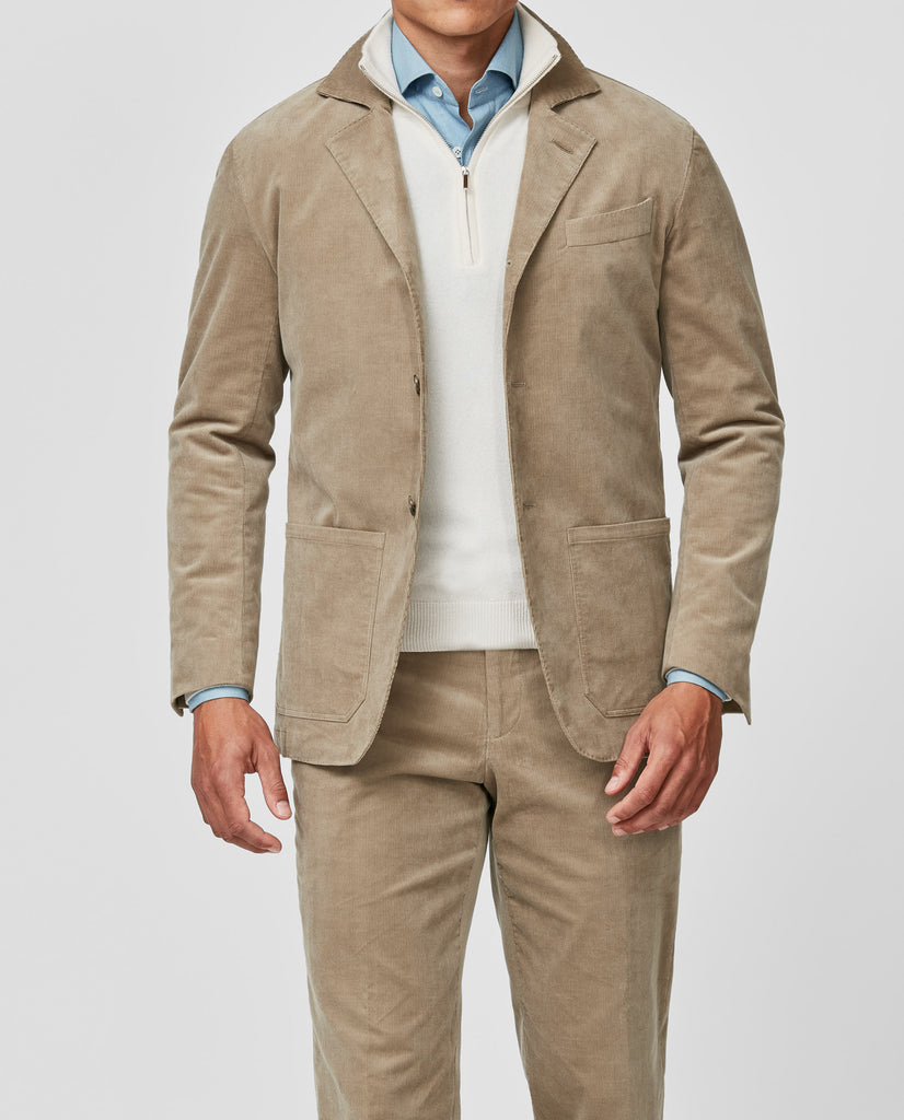 Olimpias Tan Cotton & Lyocell Corduroy Stretch