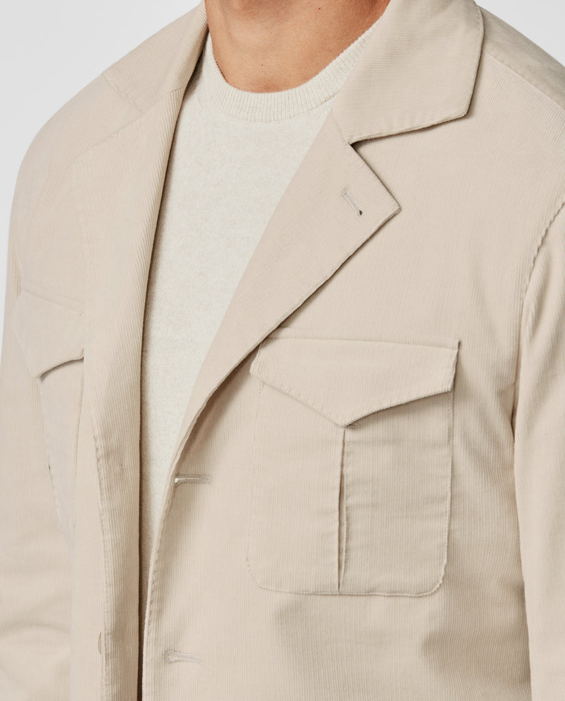 Olimpias Light Sand Cotton & Lyocell Corduroy Stretch