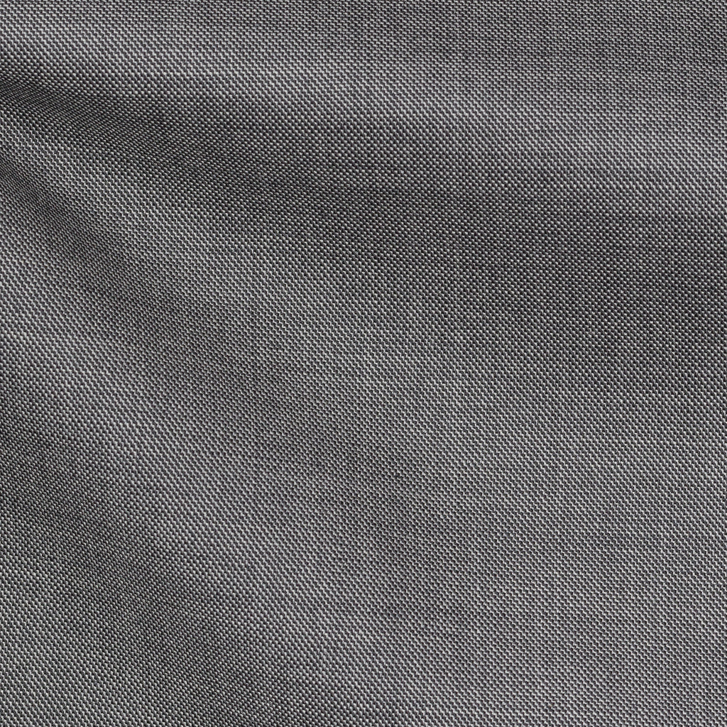 Barberis Canonico S130 Doppio Ritorto Merino Wool Mid Grey Sharkskin
