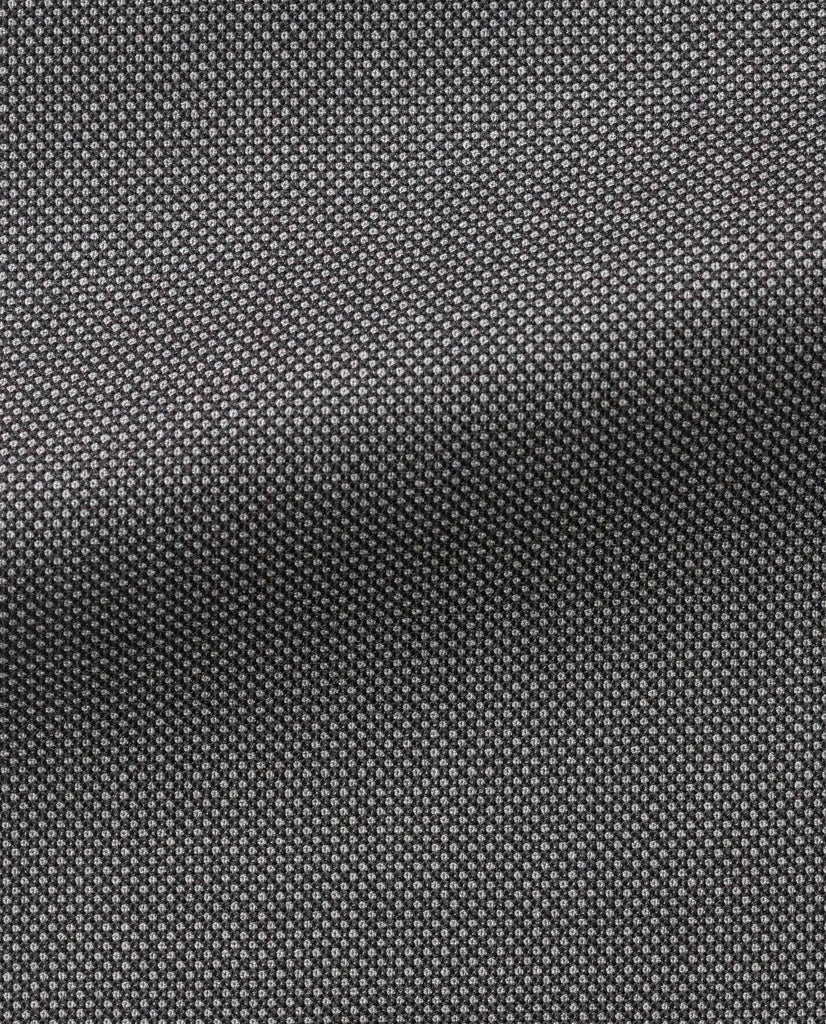 Barberis Canonico Mid Grey Birdseye S130 Doppio Ritorto Merino Wool