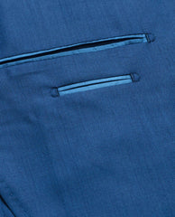 Barberis Canonico Royal Blue S130 Merino Wool Doppio Ritorto Basketweave