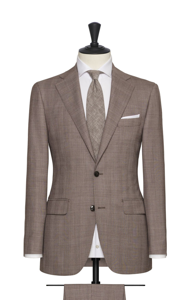 brown wool with fine glencheck Inspiration