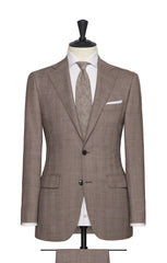 brown wool with fine glencheck Inspiration