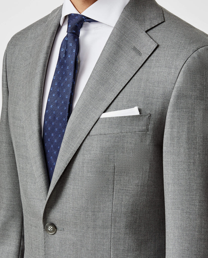 Angelico 365 Doppio Ritorto S130 Merino Wool Stone Grey Microweave