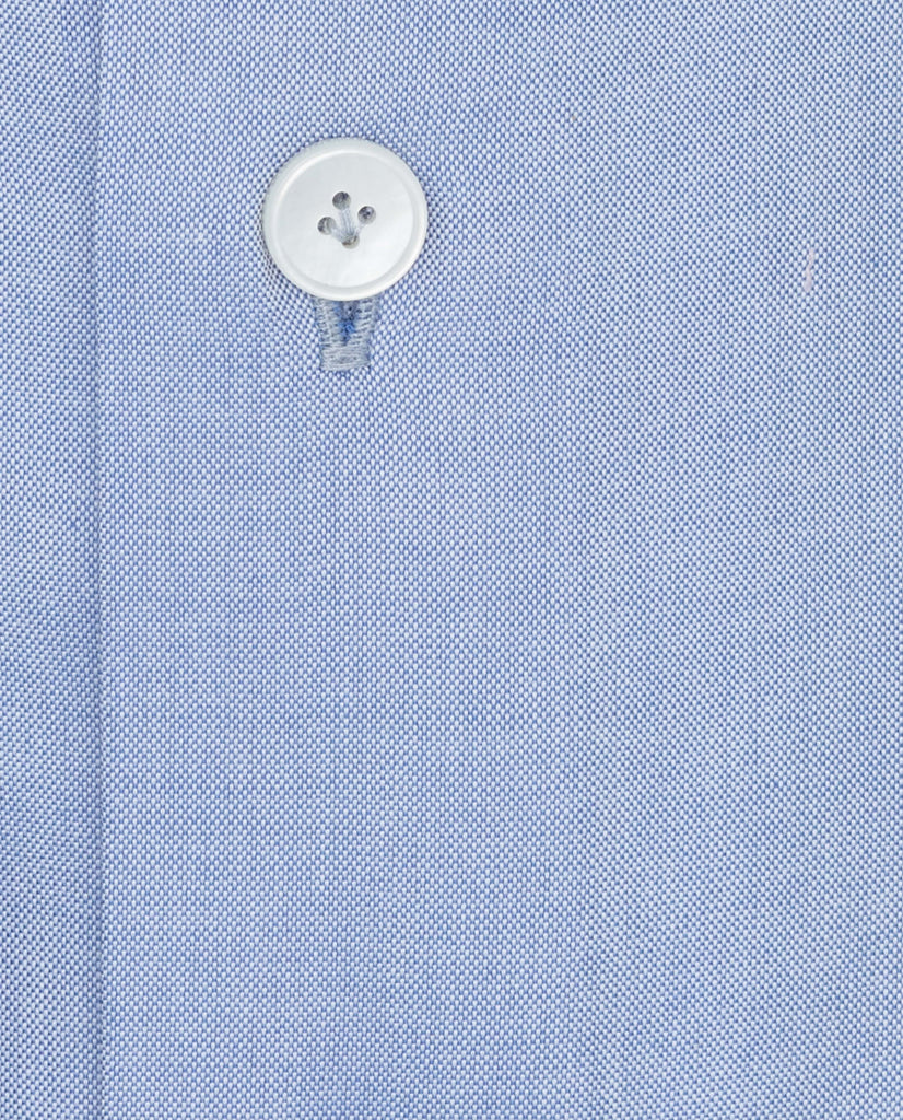 Albini Dusty Blue Pinpoint 365 Easy Care Fine Cotton