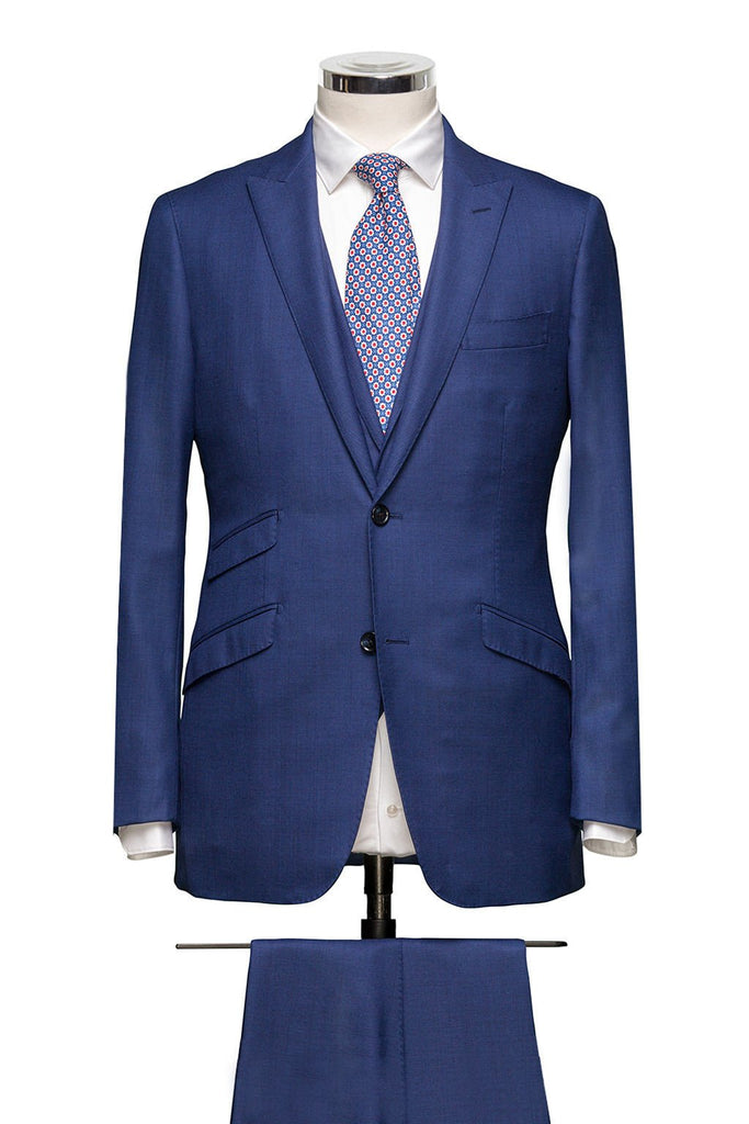 Barberis Canonico 365 Essentials Merino Wool Royal Blue Twill