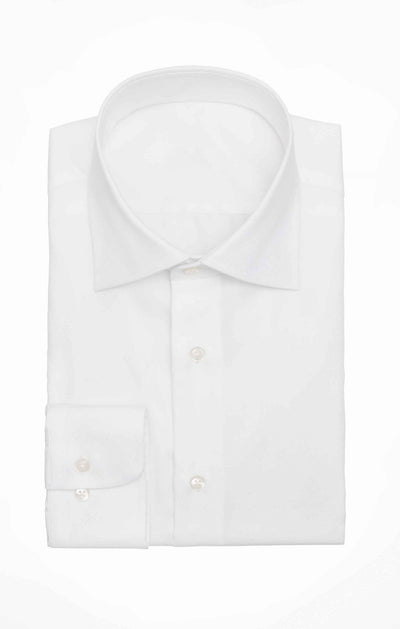 Albini White Twill 365 Easy Care Fine Cotton