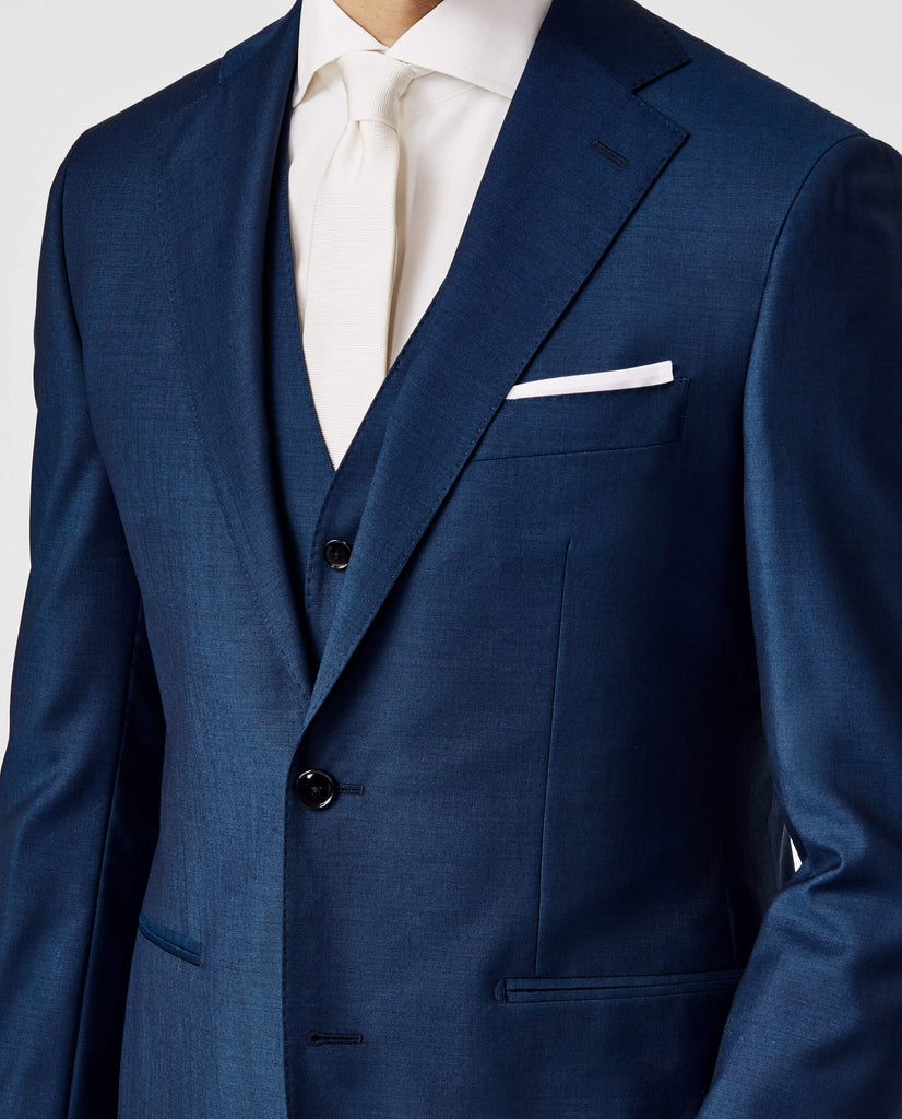 Angelico Royal Blue Solaro S100 Merino Wool