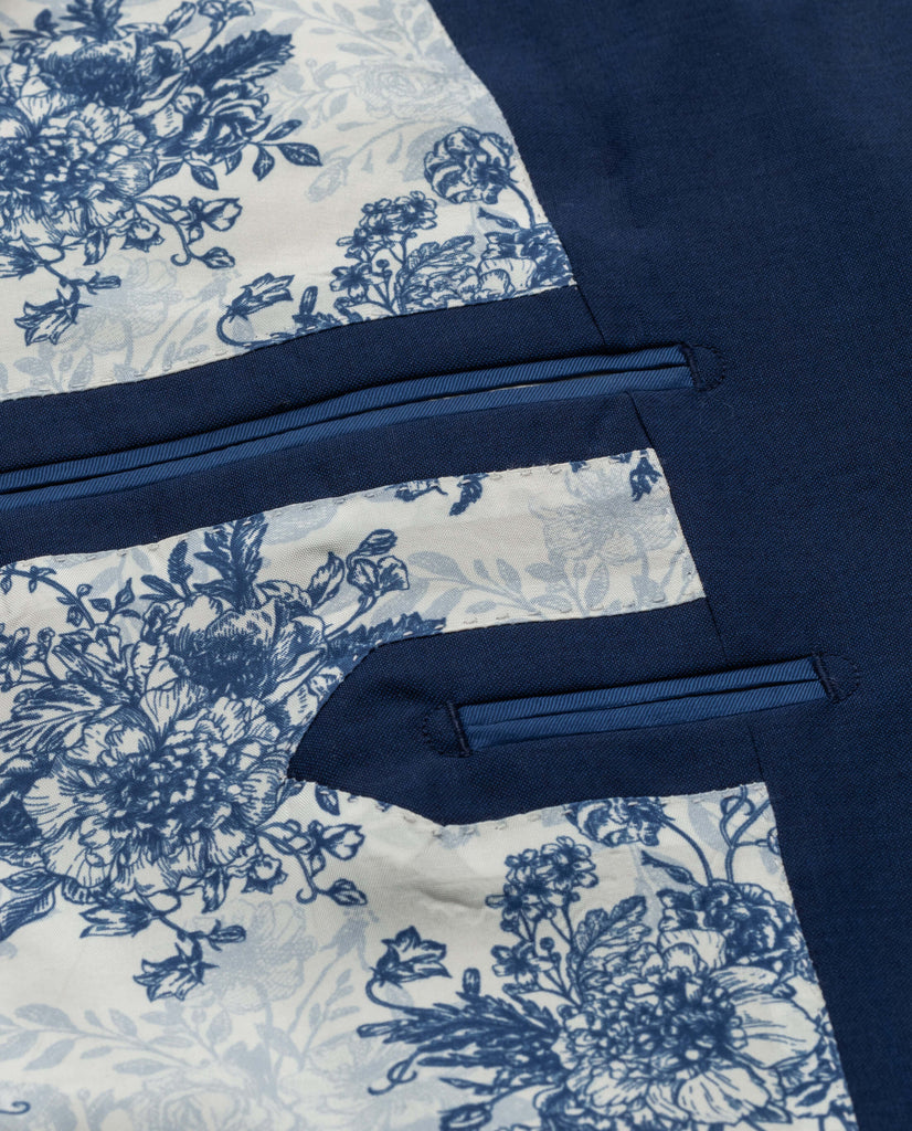 Angelico Royal Blue Solaro S100 Merino Wool