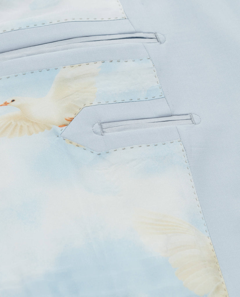 Zignone Light Dusty Grey S100 Merino Wool Faille