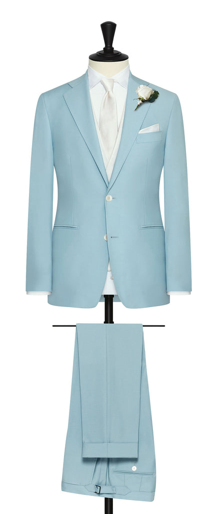 Zignone pastel blue s100 wool faille Inspiration