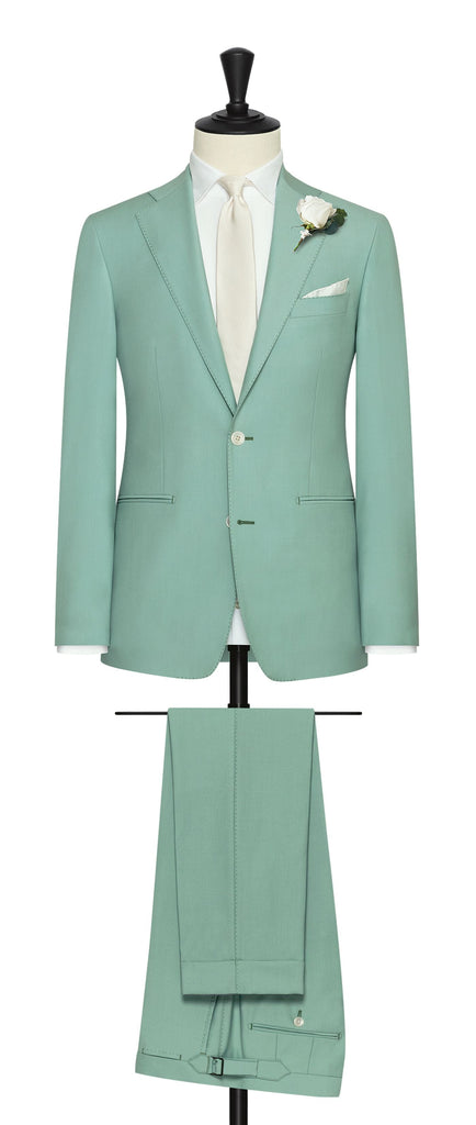 Zignone mint green s100 wool faille Inspiration