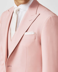 Zignone Pastel Pink S100 Merino Wool Faille