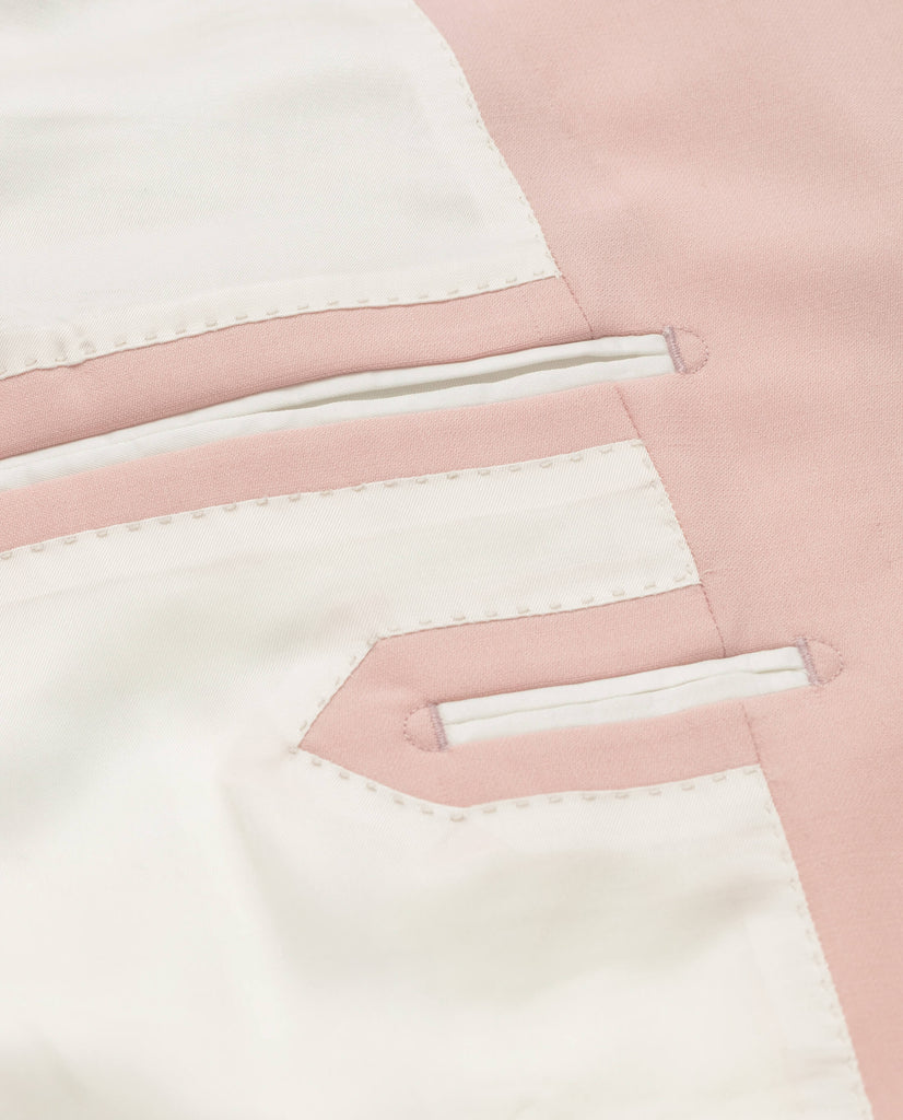 Zignone Pastel Pink S100 Merino Wool Faille