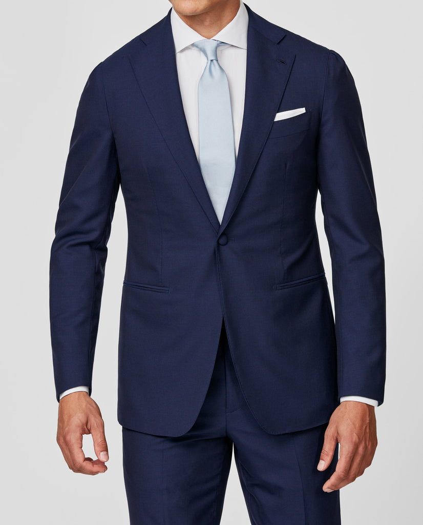 Angelico Neapolitan Blue Solaro S100 Tropical Wool