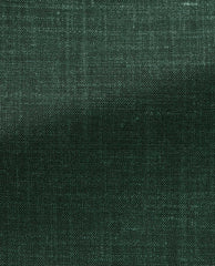 Paulo Oliveira Dark Green Stretch Wool & Linen Blend