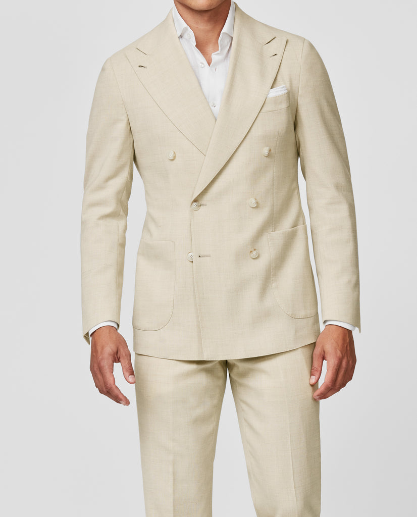 Paulo Oliveira Bone Wool & Linen Stretch