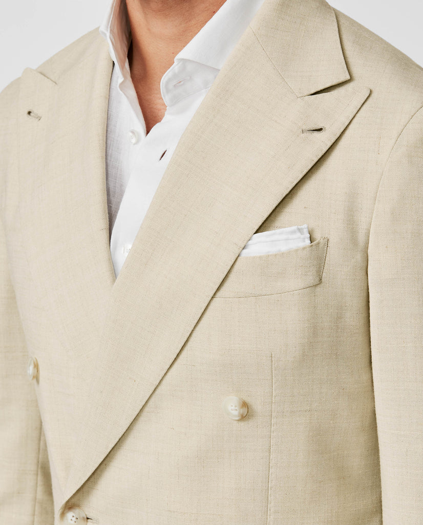 Paulo Oliveira Bone Wool & Linen Stretch