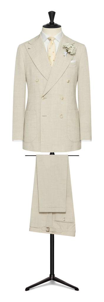 Paulo Oliveira Bone Wool & Linen Stretch