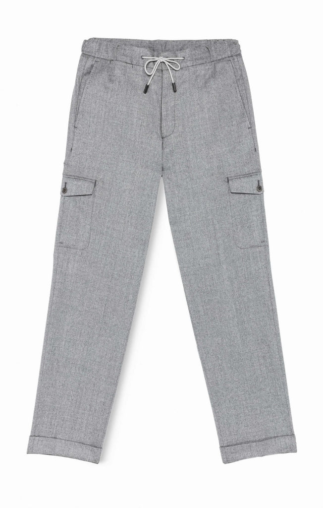 VBC light grey flannel with natural stretch Inspiration