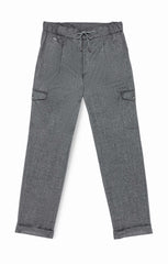 VBC mid grey flannel with natural stretch Inspiration
