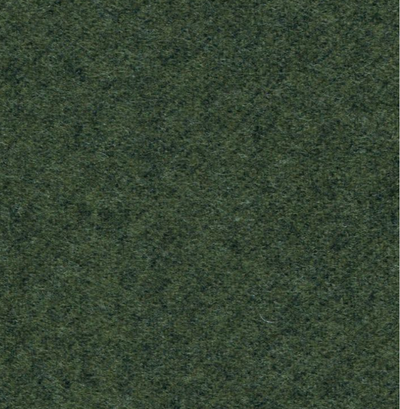 Holland & Sherry Luxury Woollen Flannel Fern Green Solid Mélange
