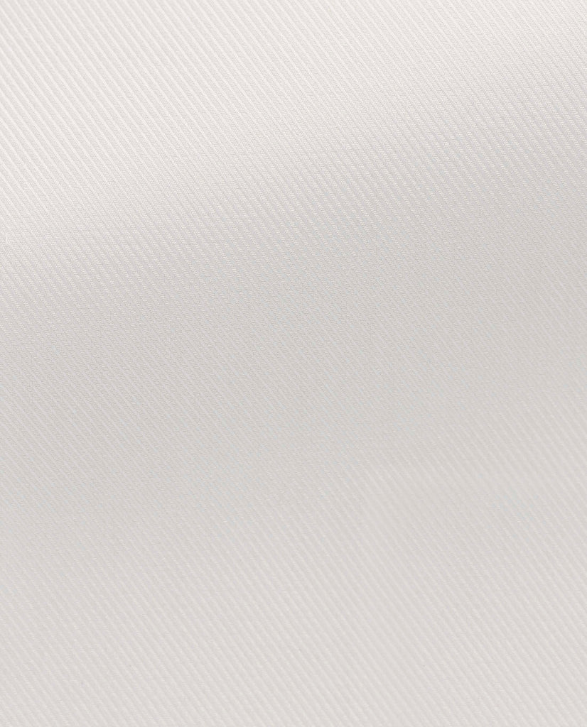 Thomas Mason Ivory Two Ply Sea Island Cotton Dobby Twill