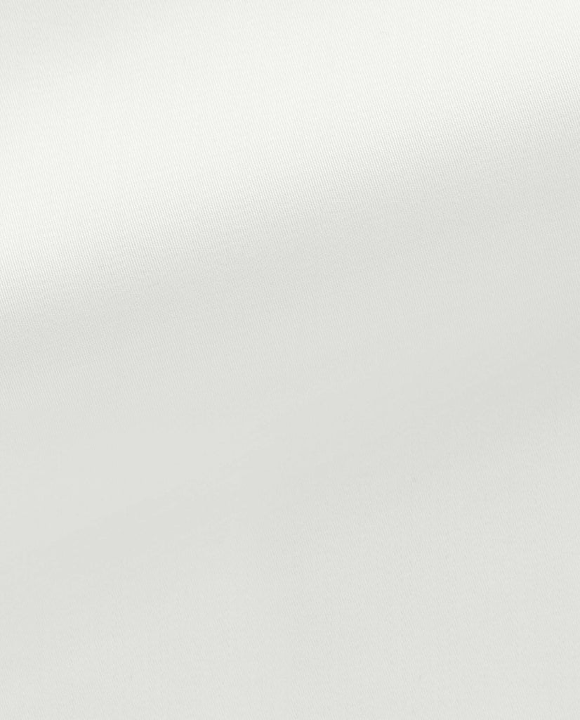 Albini Ivory Satin Twill 365 Easy Care Fine Cotton