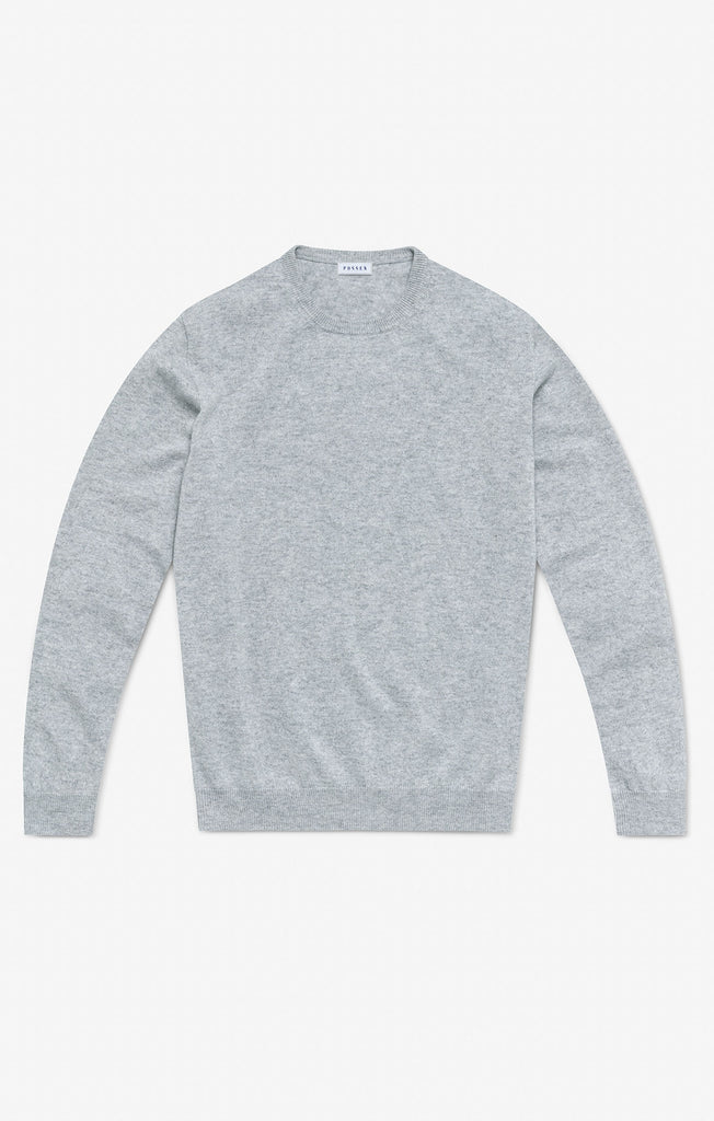 Cariaggi Light Heathered Grey Pure Cashmere