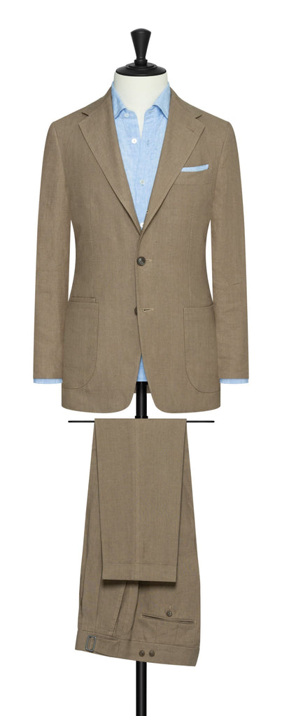 Possen Collection Taupe Linen Plain Weave Inspiration