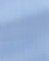 Albini Light Blue Micro Houndstooth Twill 365 Easy Care Fine Cotton