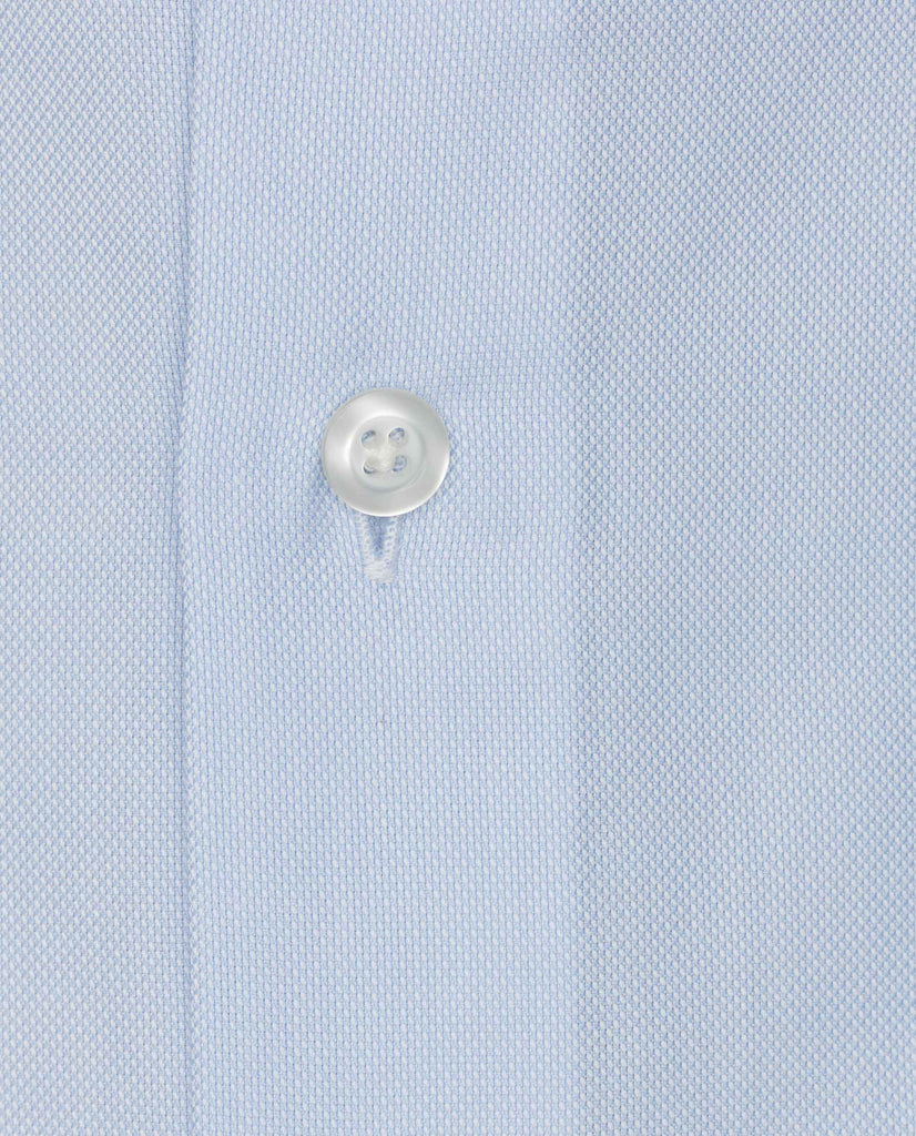 Thomas Mason Journey Light Blue Two Ply Egyptian Cotton Fine Royal Oxford
