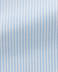 Somelos Light Blue Stripe Cotton Oxford Informal