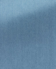 Albiate Light Blue Washed Denim Cotton Twill