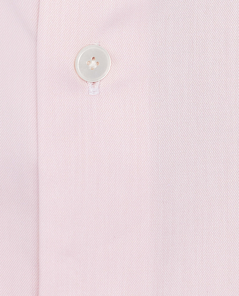 Albini Light Pink Twill 365 Easy Care Fine Cotton