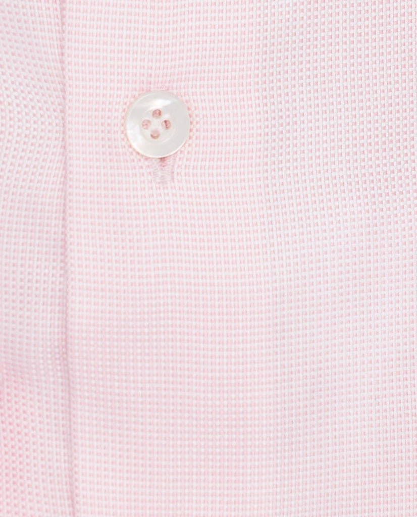 Albini Light Pink Royal Oxford 365 Easy Care Fine Cotton