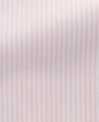 Somelos Light Pink Stripe Cotton Oxford Informal