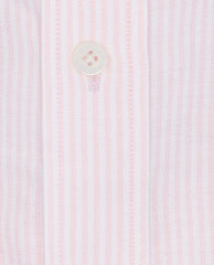 Albini Light Pink Stripe Cotton Oxford Informal