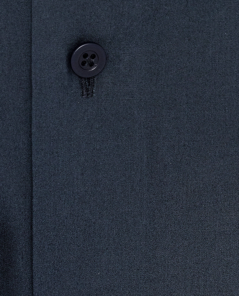 Thomas Mason Midnight Blue Compact Two-Ply Cotton Easy Care Poplin