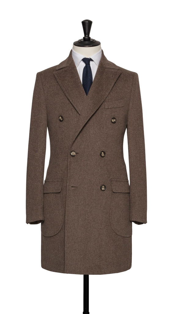 mid brown melange fine wool Inspiration